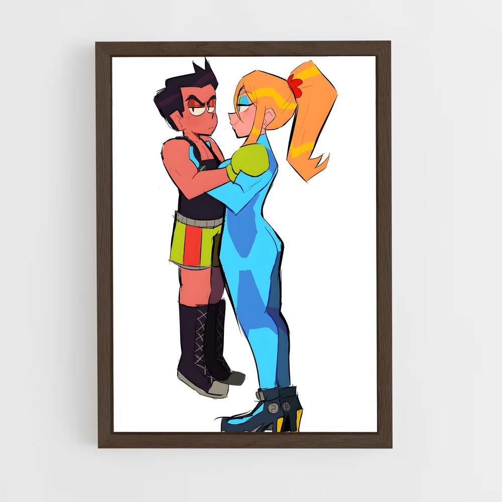Poster Min câlin – affiche Super Smash Bros (vue 5)